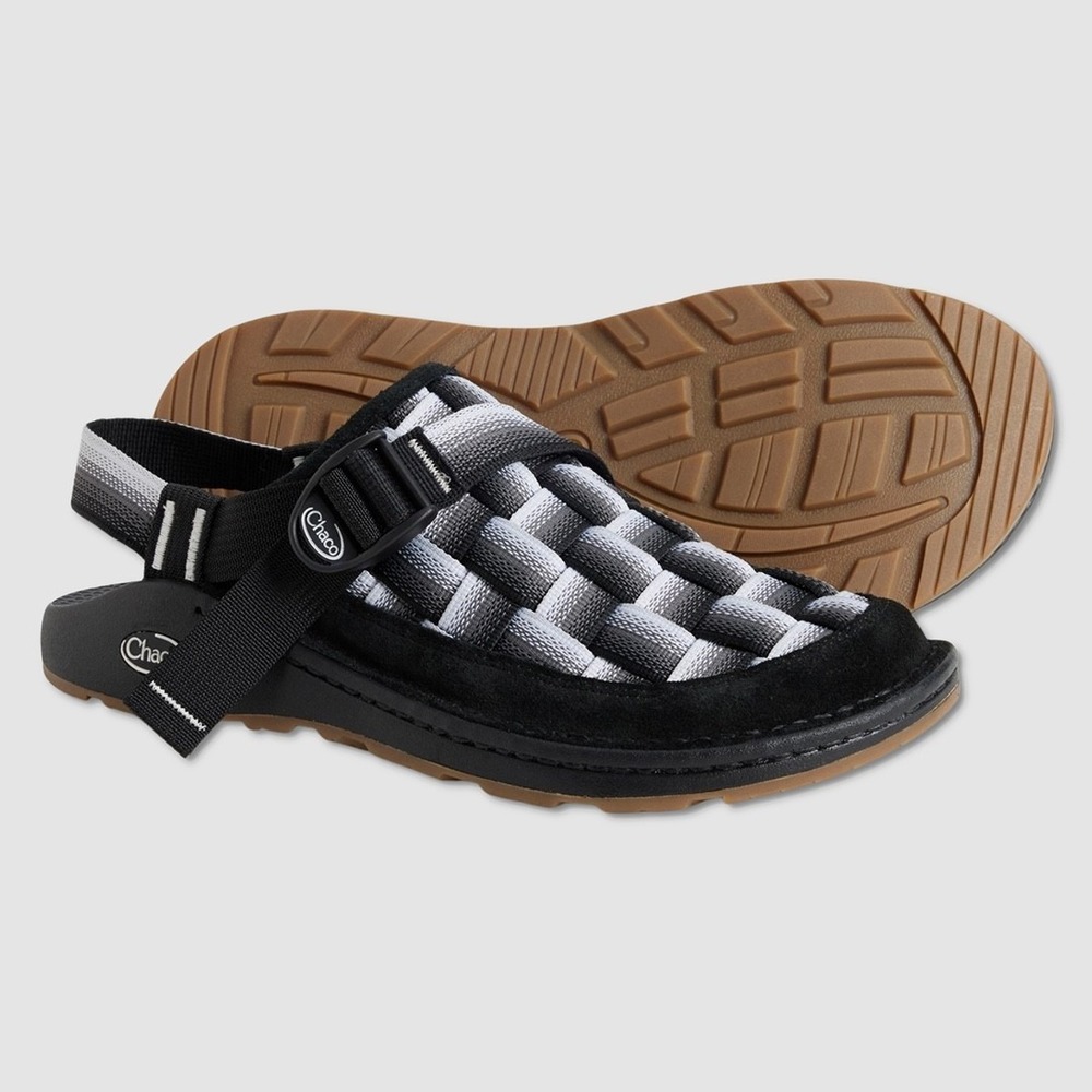 Chaco‎ Canyon Woven Clog Sandals - NWT Mens Size 11 Fade B/W - #49391-CL1